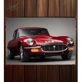 Металлическая табличка Jaguar E-Type V12 Fixed Head Coupe (Series III)